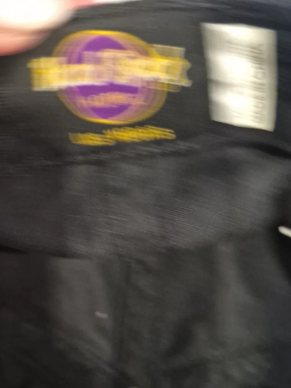 Hard Rock Hotel Black Baseball Cap with Embroidered Crest Las Vegas